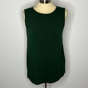 J. Jill Dark Pine Wearever Collection Sleeveless Top